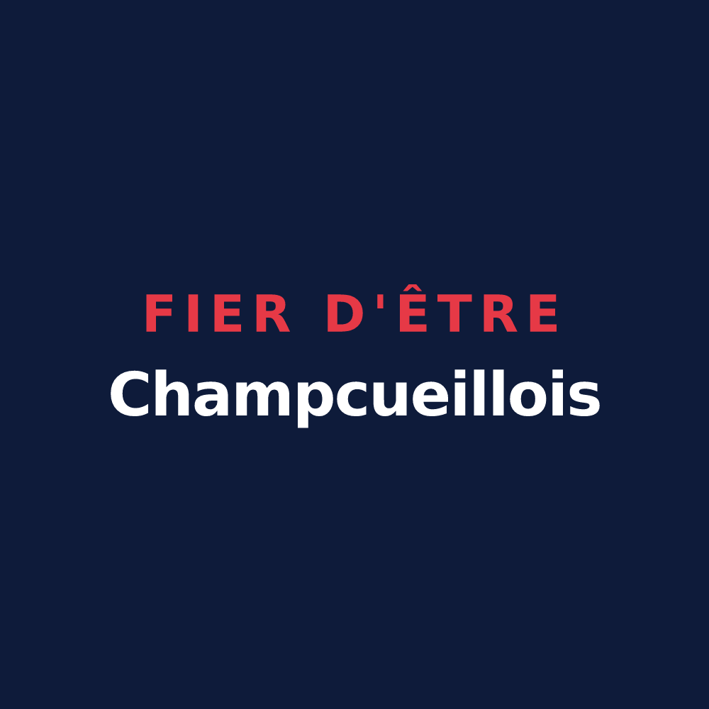 T-shirt « Fier d'être Champcueillois » — design pour Champcueil