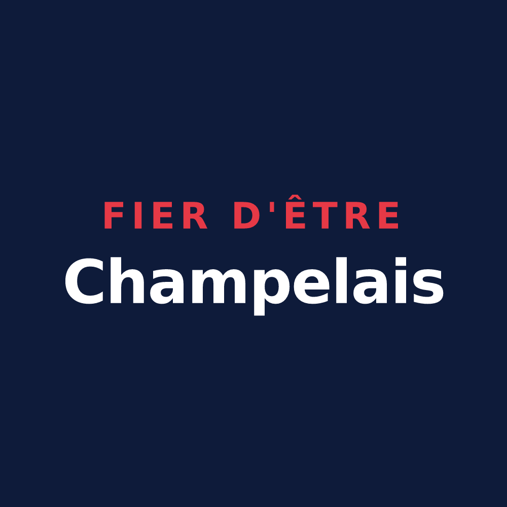T-shirt « Fier d'être Champelais » — design pour Champeaux