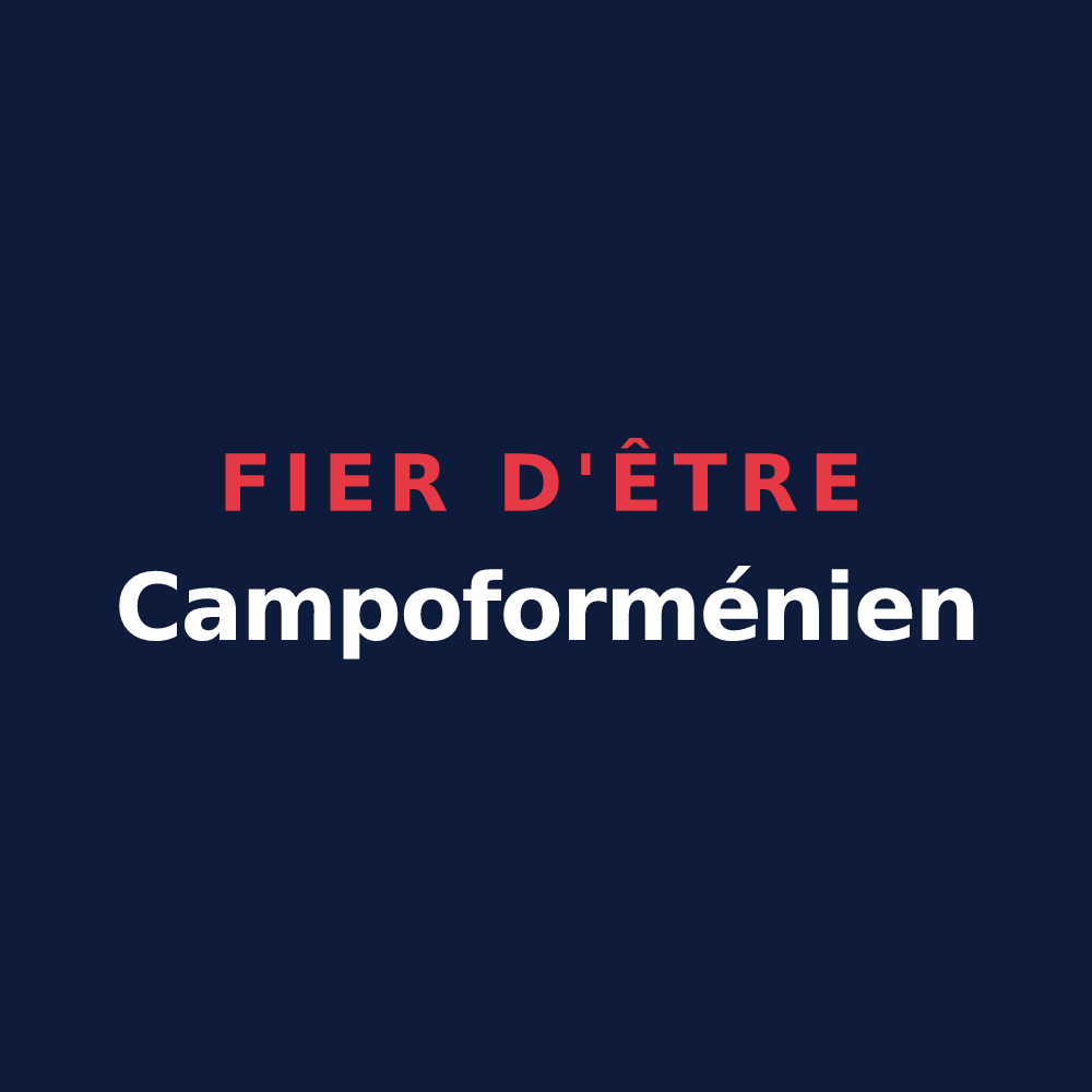 T-shirt « Fier d'être Campoforménien » — design pour Champfrémont