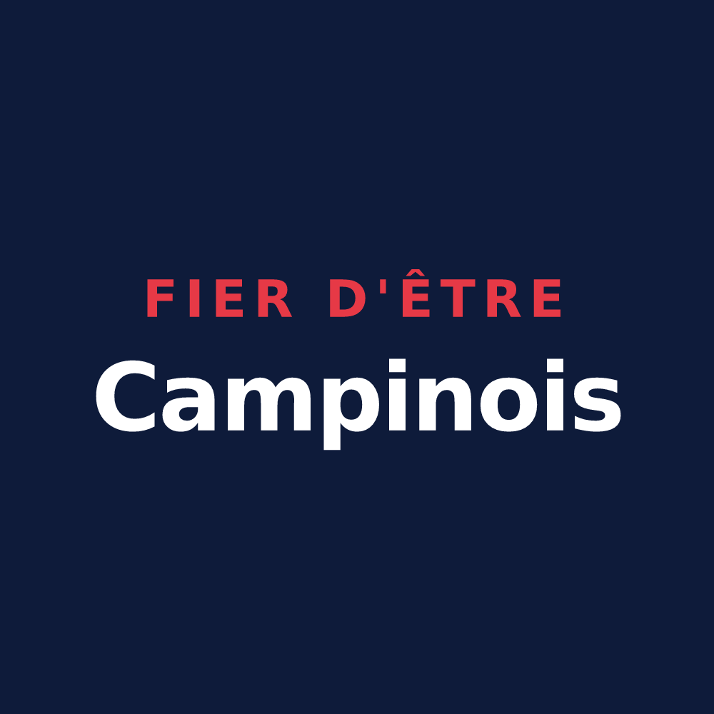 T-shirt « Fier d'être Campinois » — design pour Champigny-lès-Langres