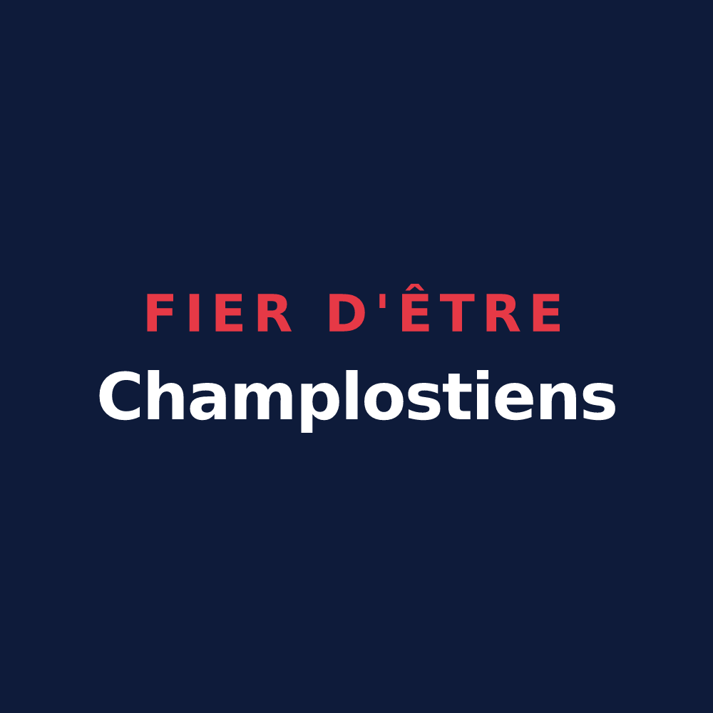 T-shirt « Fier d'être Champlostiens » — design pour Champlost