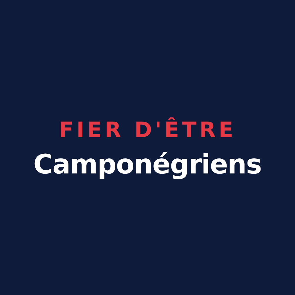T-shirt « Fier d'être Camponégriens » — design pour Champniers