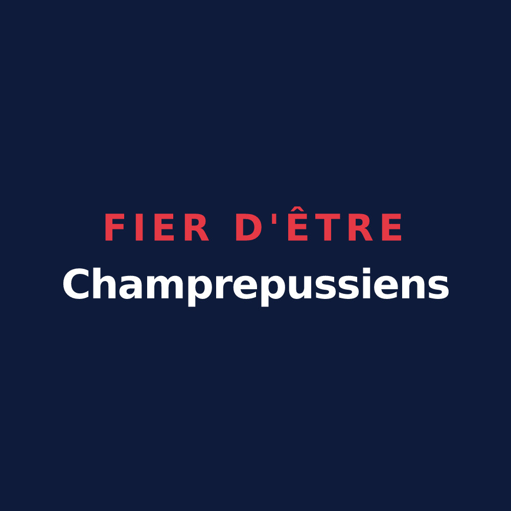 T-shirt « Fier d'être Champrepussiens » — design pour Champrepus