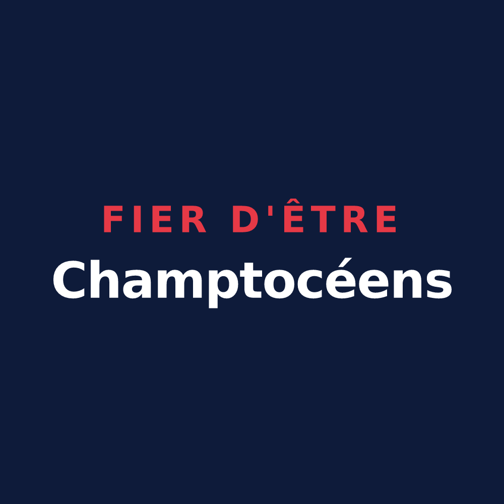 T-shirt « Fier d'être Champtocéens » — design pour Champtocé-sur-Loire