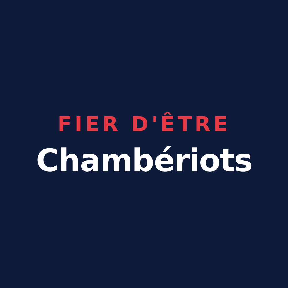 T-shirt « Fier d'être Chambériots » — design pour Chamvres