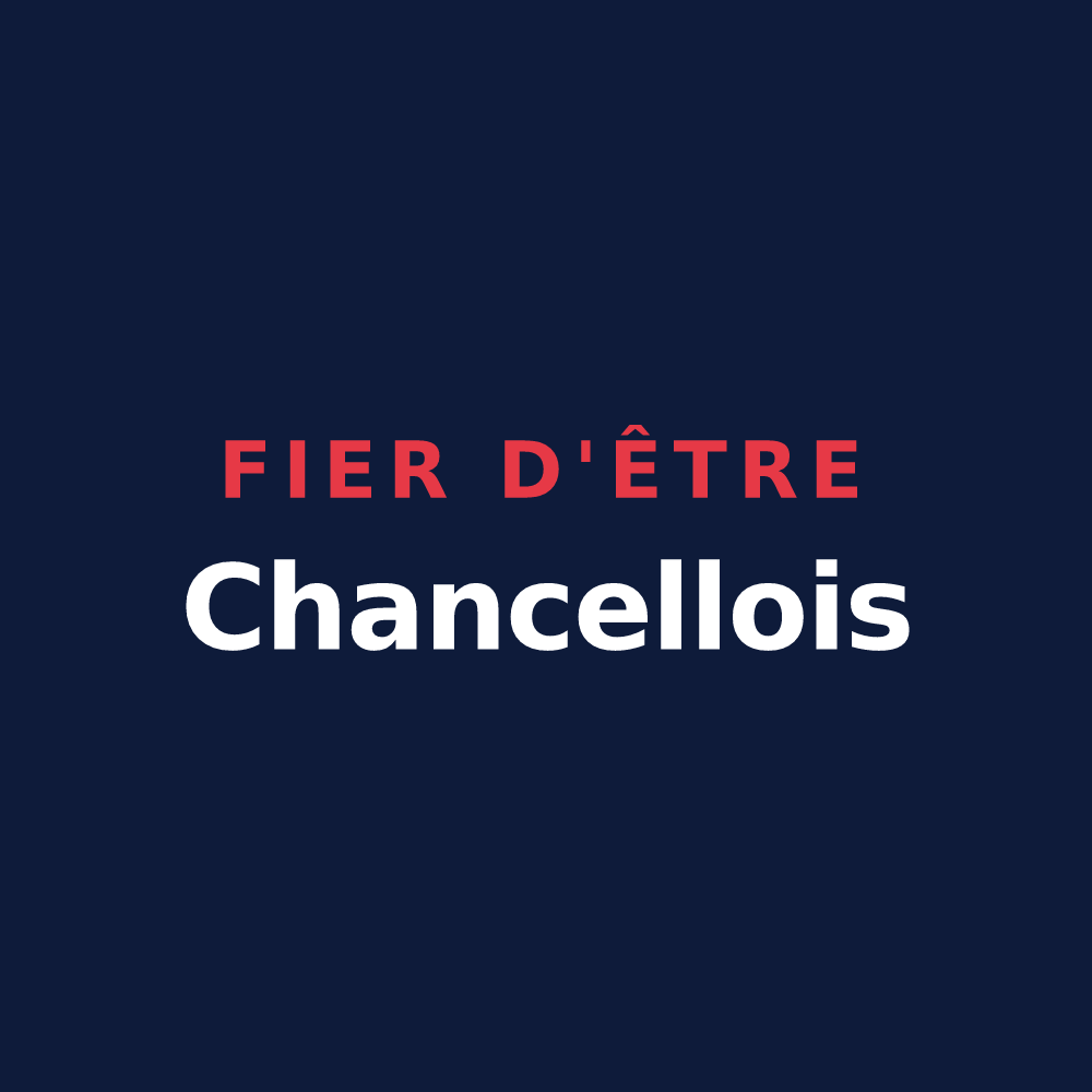 T-shirt « Fier d'être Chancellois » — design pour Chanceaux-près-Loches