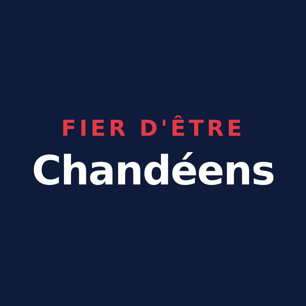 T-shirt « Fier d'être Chandéens » — design pour Chandai