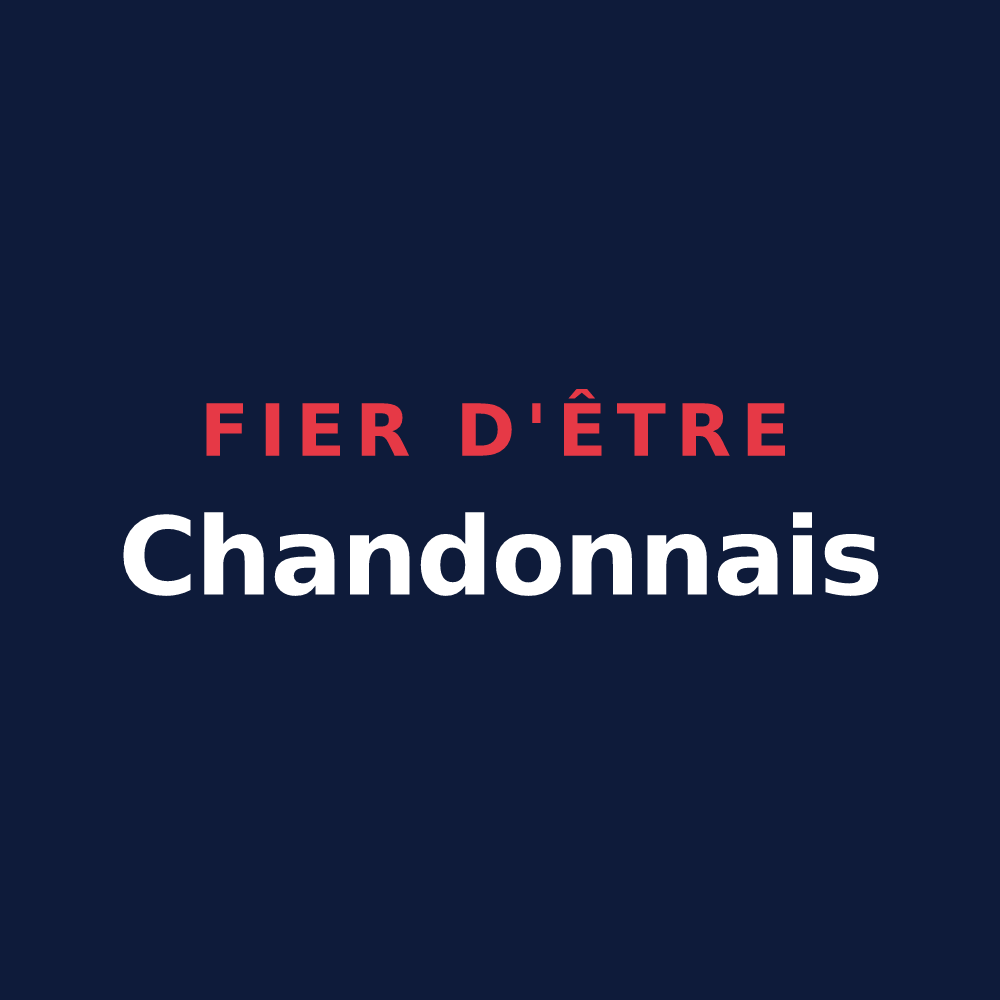 T-shirt « Fier d'être Chandonnais » — design pour Chandon