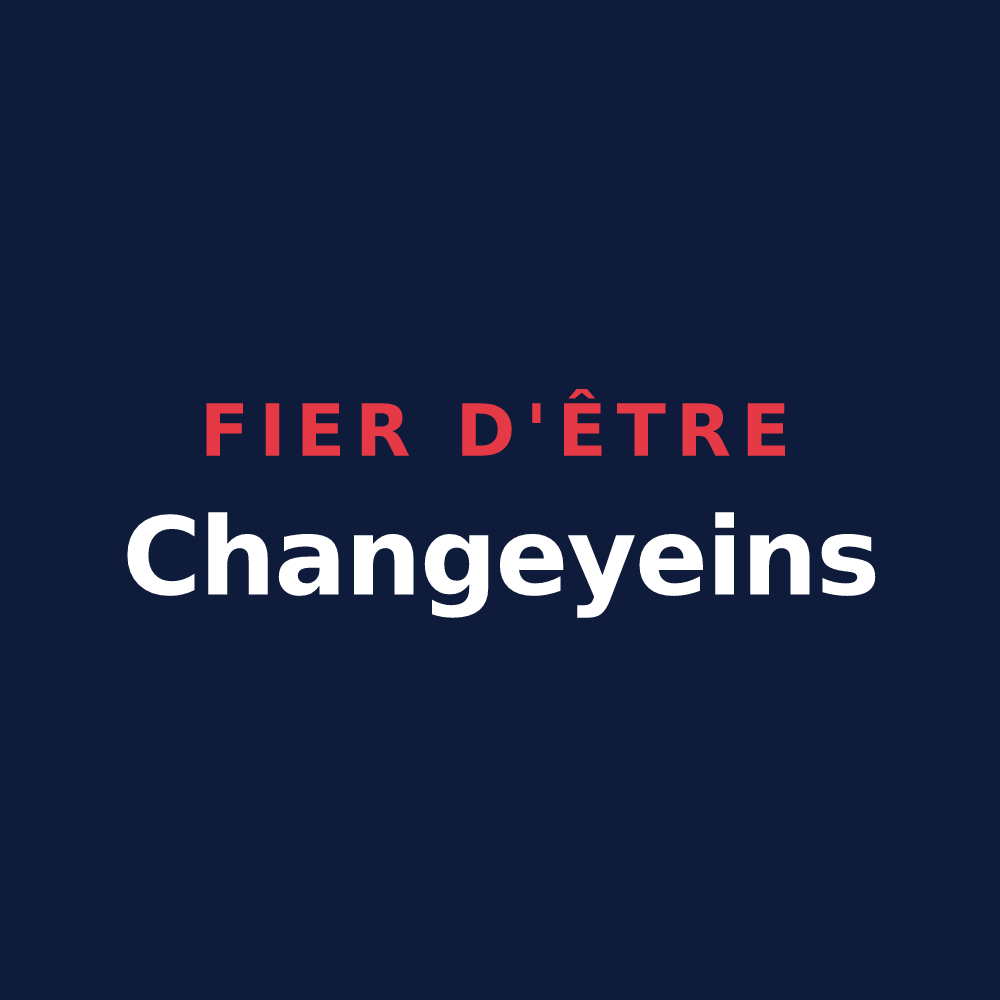 T-shirt « Fier d'être Changeyeins » — design pour Changey
