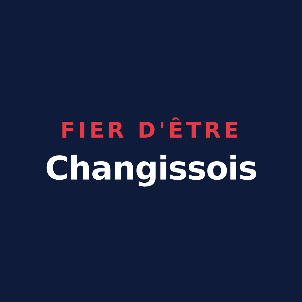 T-shirt « Fier d'être Changissois » — design pour Changis-sur-Marne