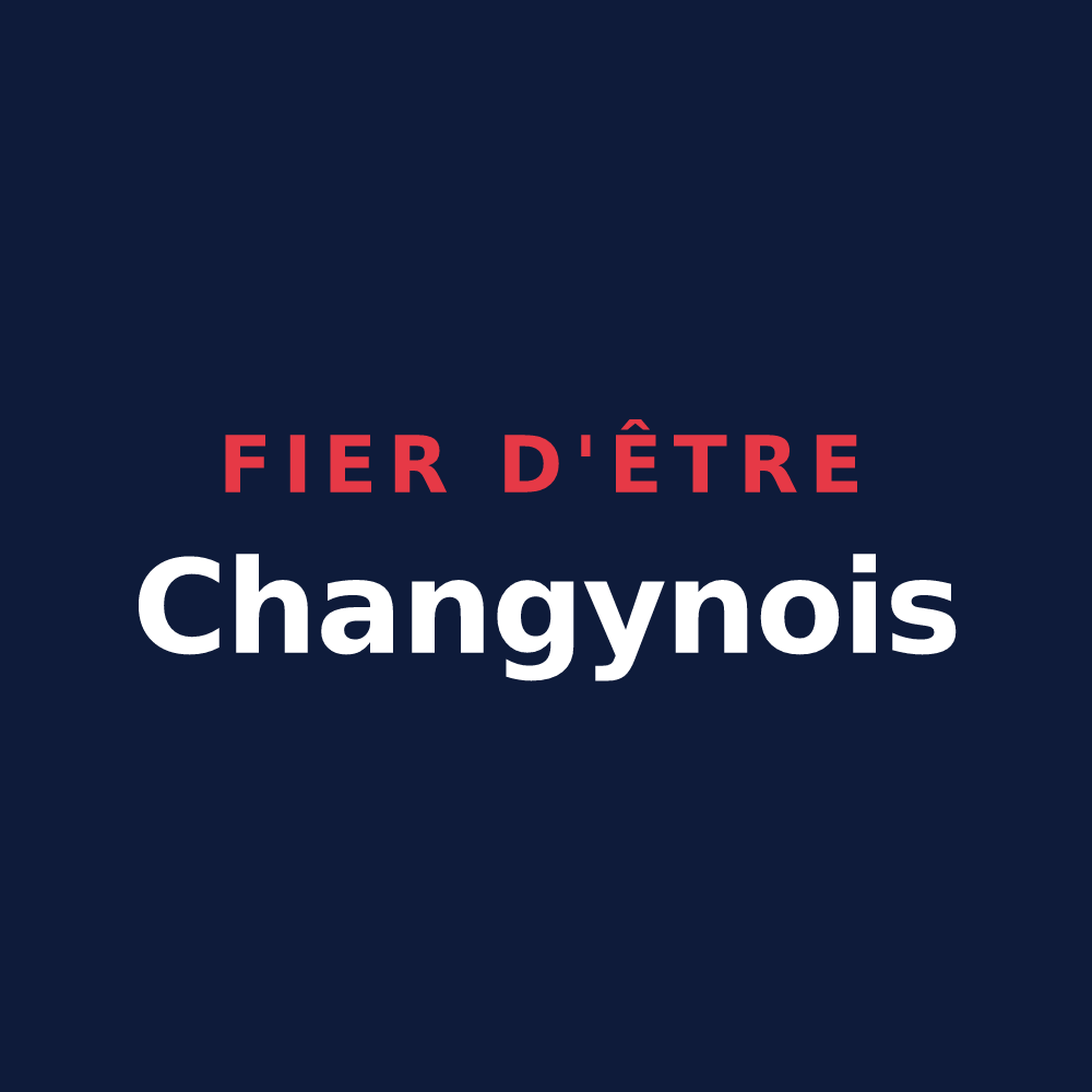 T-shirt « Fier d'être Changynois » — design pour Changy