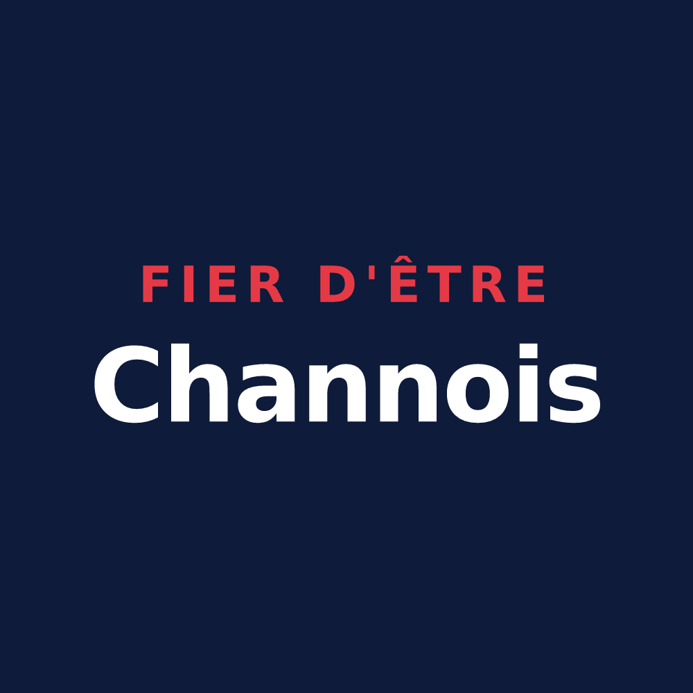 T-shirt « Fier d'être Channois » — design pour Channes