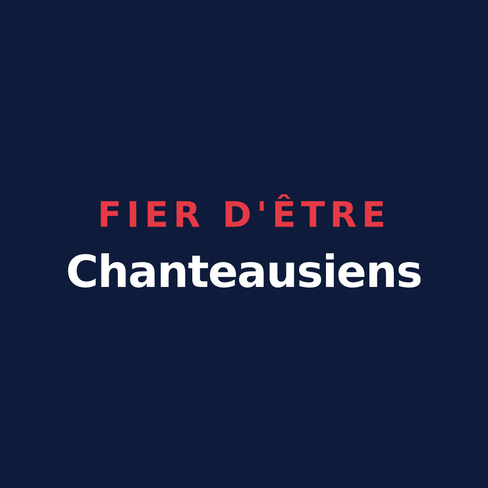 T-shirt « Fier d'être Chanteausiens » — design pour Chanteau