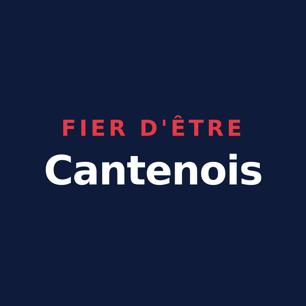 T-shirt « Fier d'être Cantenois » — design pour Chanteheux