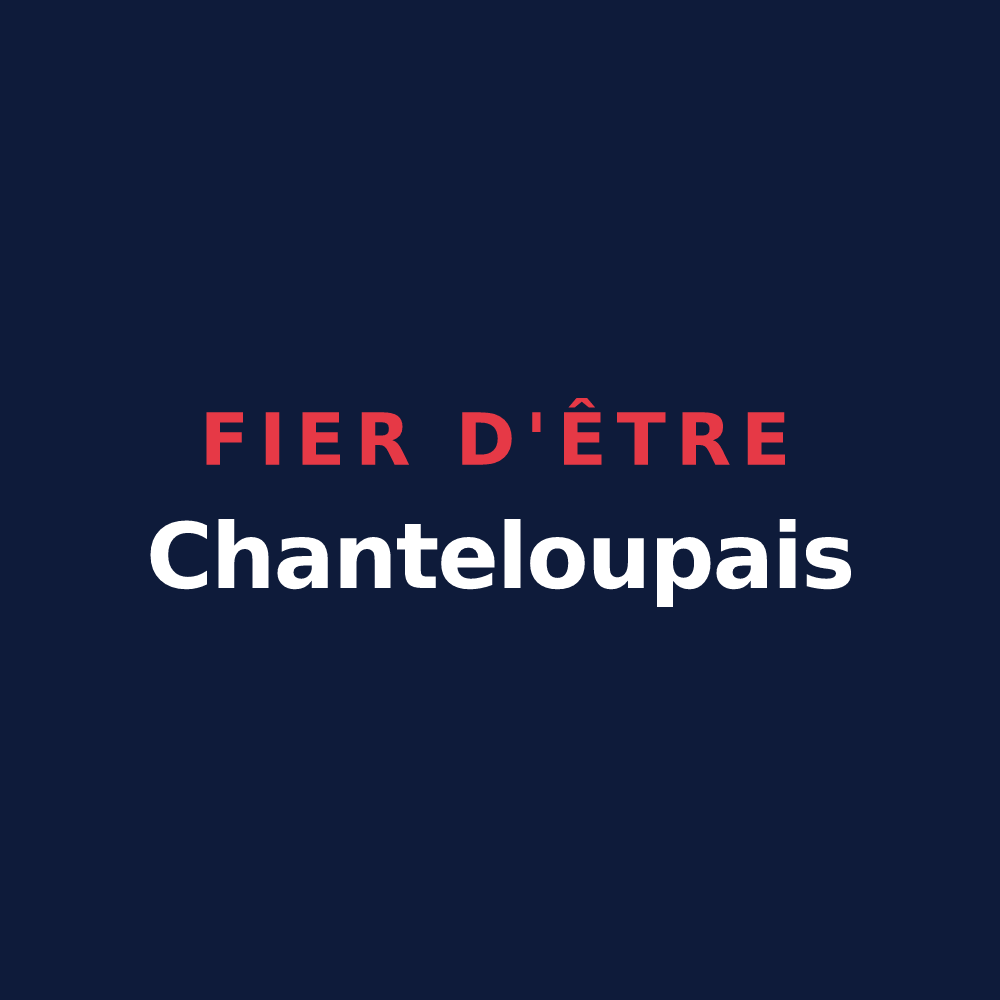 T-shirt « Fier d'être Chanteloupais » — design pour Chanteloup