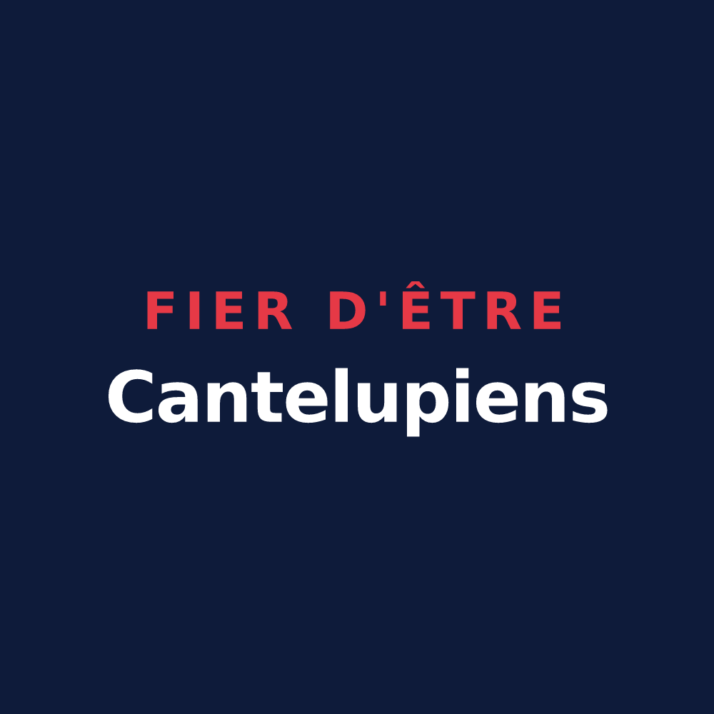T-shirt « Fier d'être Cantelupiens » — design pour Chanteloup-les-Bois