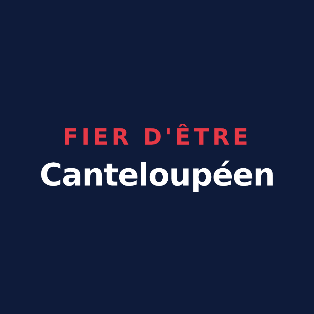 T-shirt « Fier d'être Canteloupéen » — design pour Chanteloup