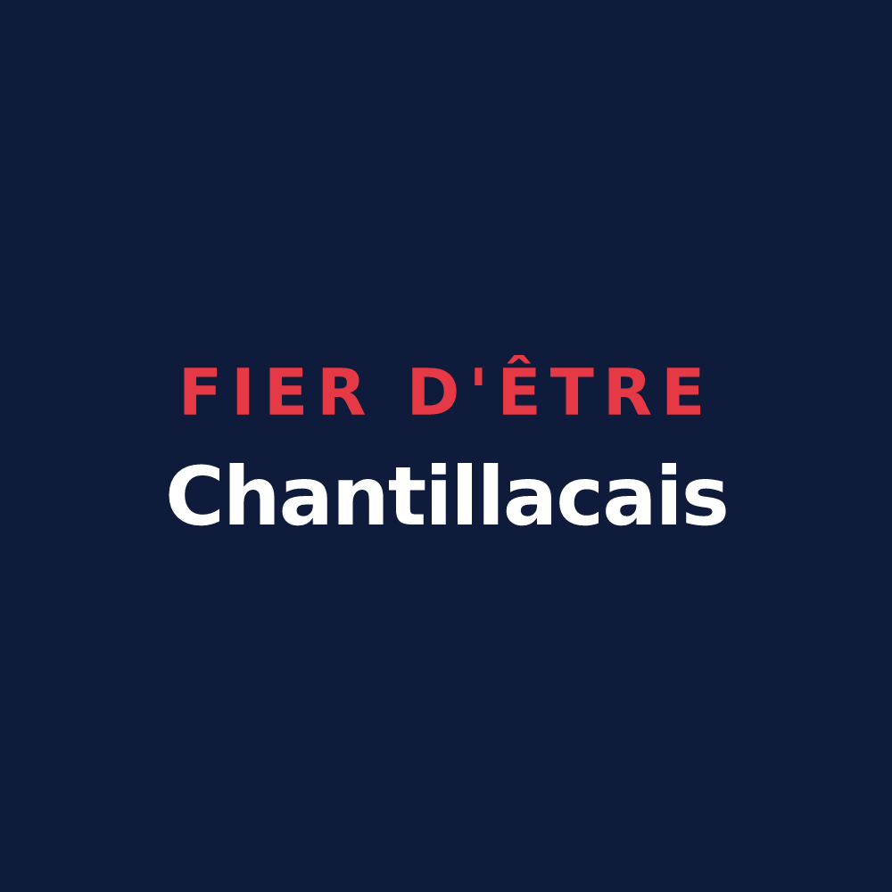 T-shirt « Fier d'être Chantillacais » — design pour Chantillac