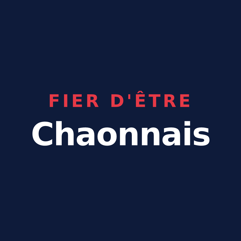 T-shirt « Fier d'être Chaonnais » — design pour Chaon