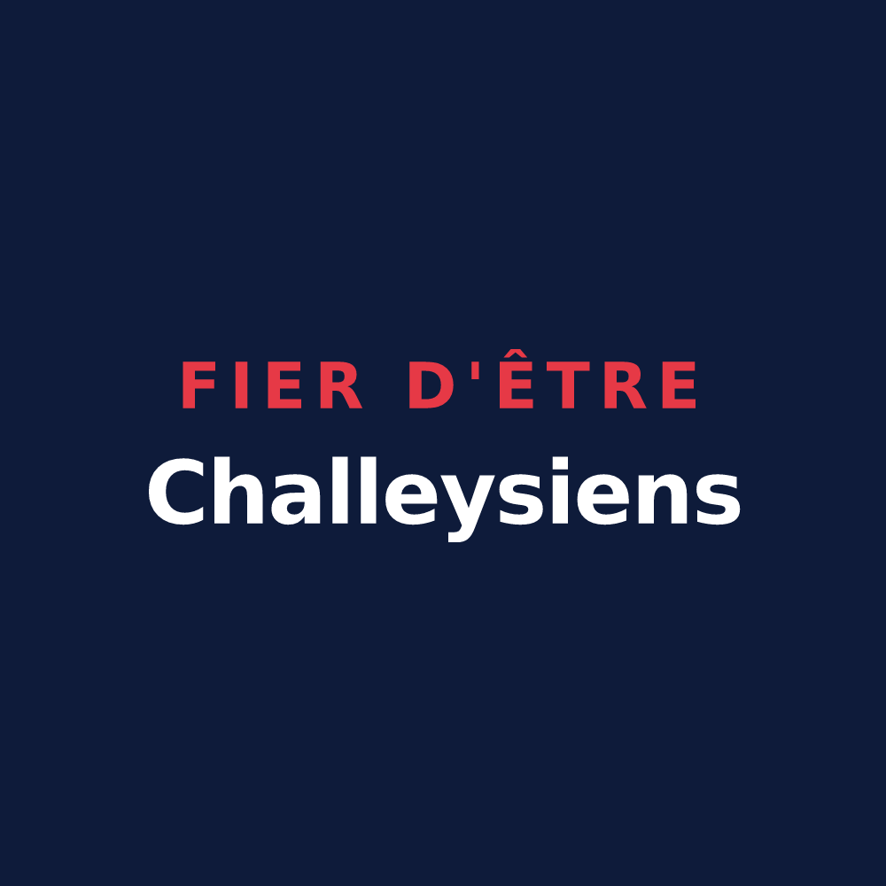 T-shirt « Fier d'être Challeysiens » — design pour Chaouilley