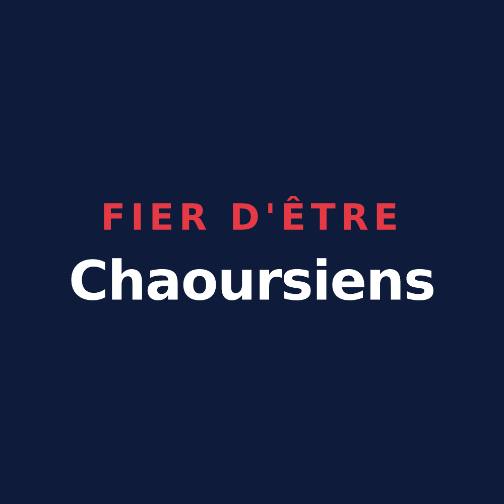 T-shirt « Fier d'être Chaoursiens » — design pour Chaourse