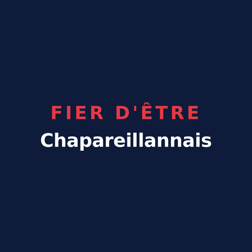 T-shirt « Fier d'être Chapareillannais » — design pour Chapareillan