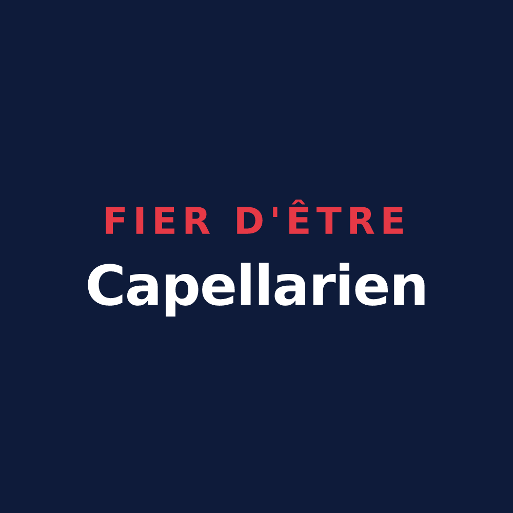 T-shirt « Fier d'être Capellarien » — design pour Chapelle-Royale