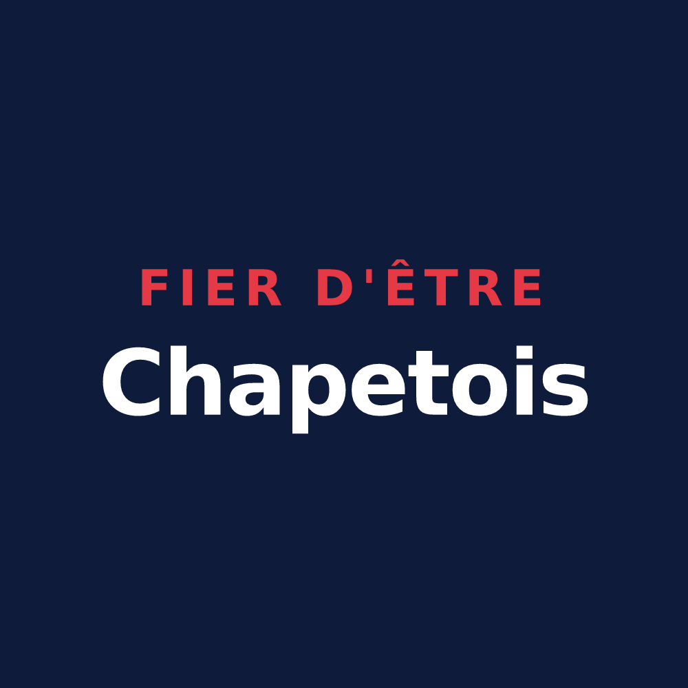T-shirt « Fier d'être Chapetois » — design pour Chapet