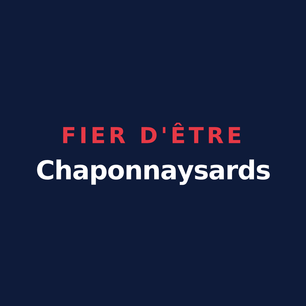 T-shirt « Fier d'être Chaponnaysards » — design pour Chaponnay