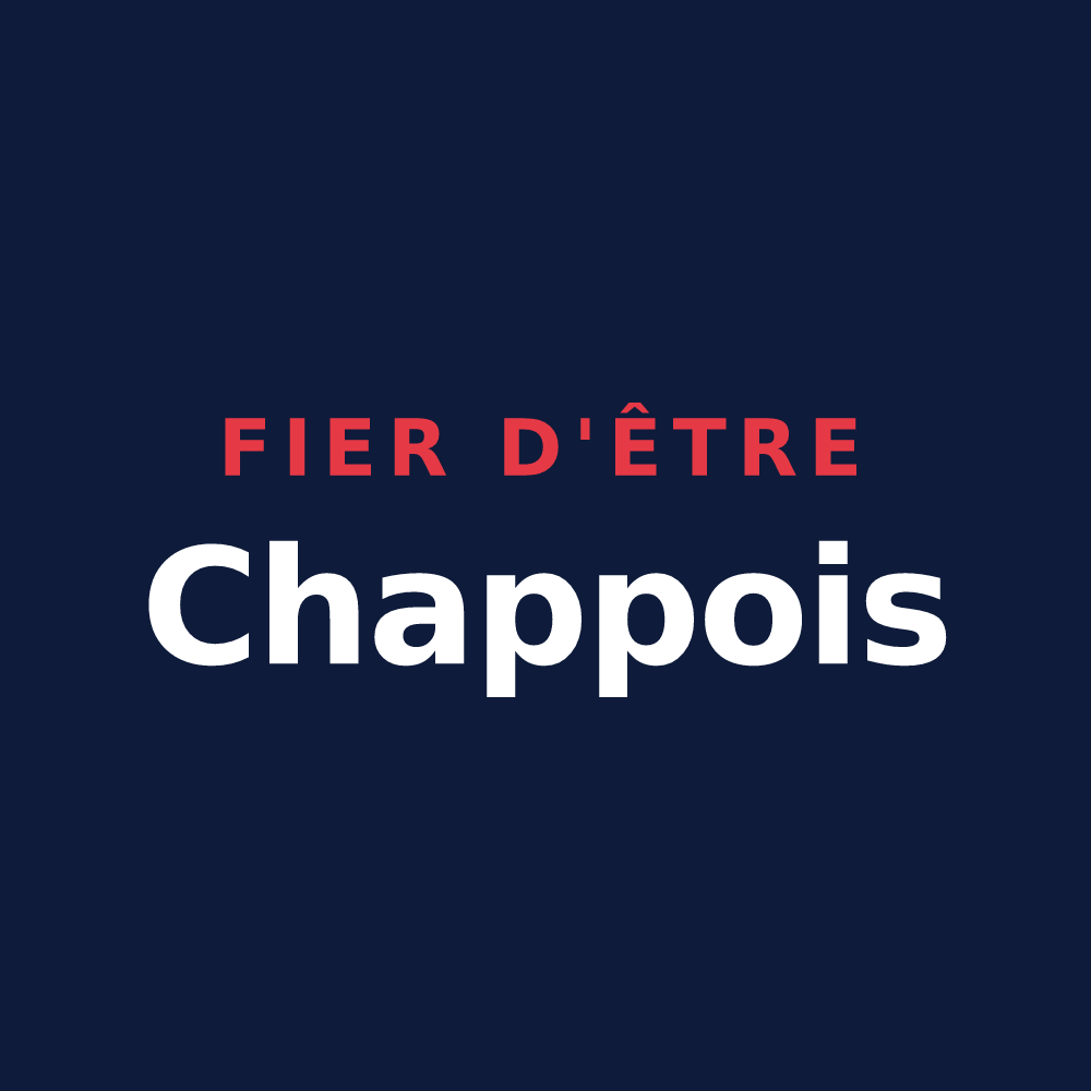T-shirt « Fier d'être Chappois » — design pour Chappes