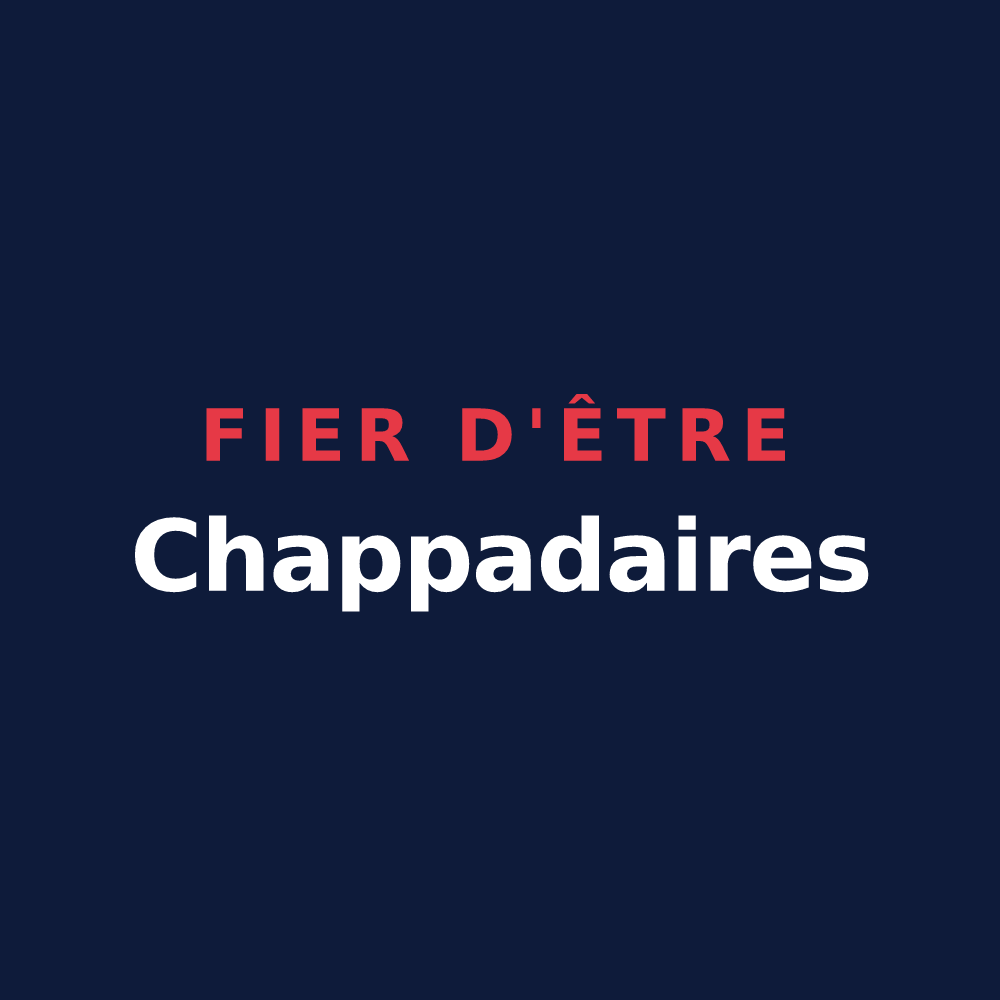 T-shirt « Fier d'être Chappadaires » — design pour Chappes