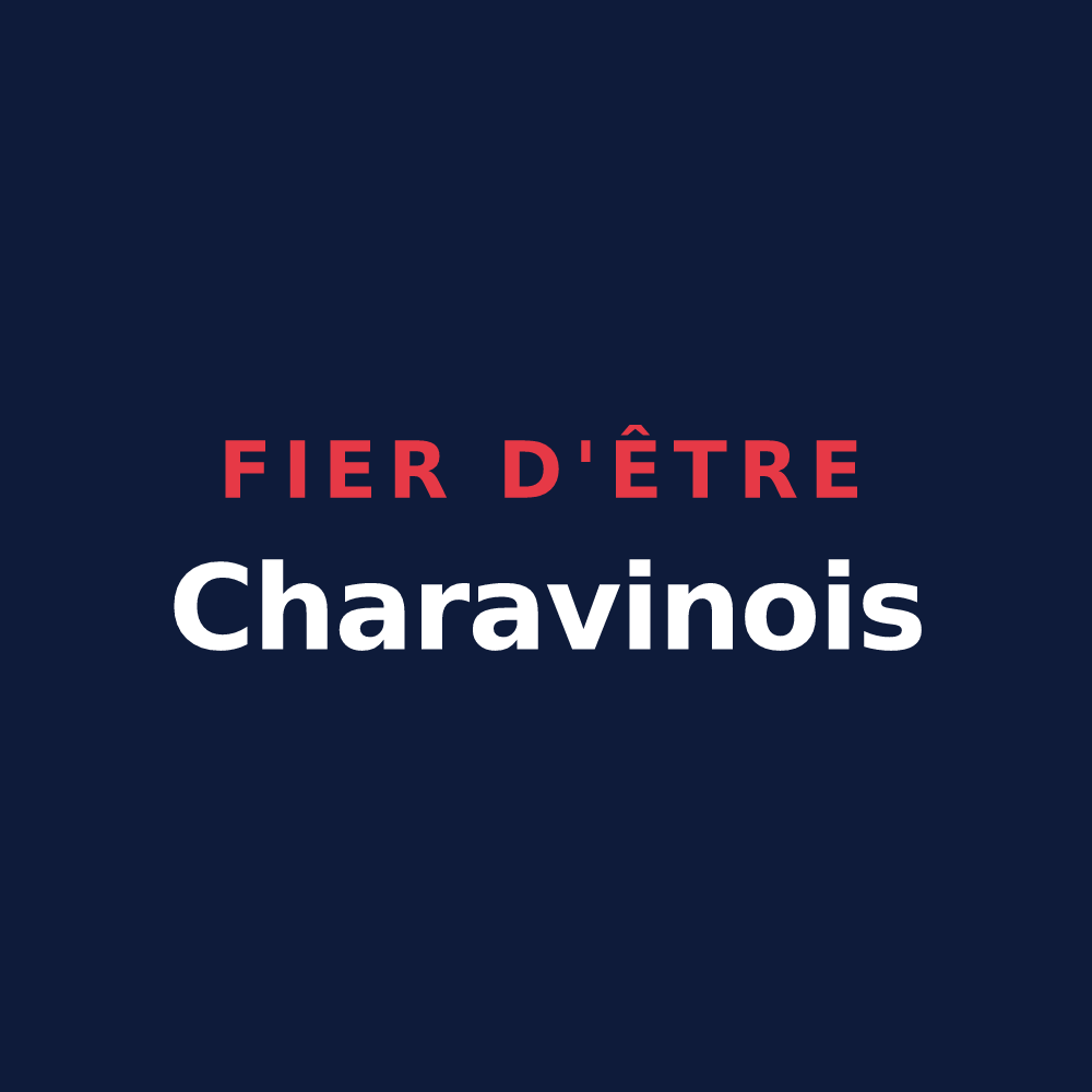T-shirt « Fier d'être Charavinois » — design pour Charavines
