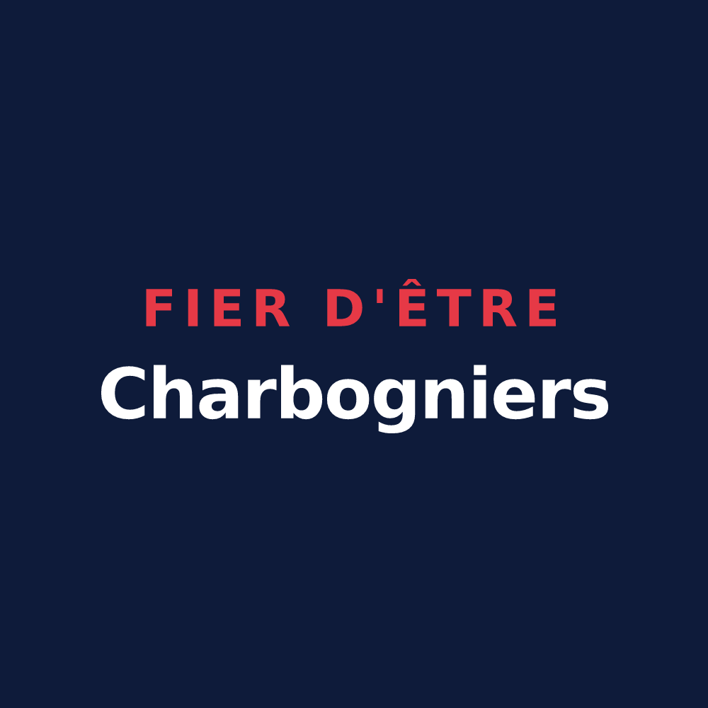 T-shirt « Fier d'être Charbogniers » — design pour Charbogne
