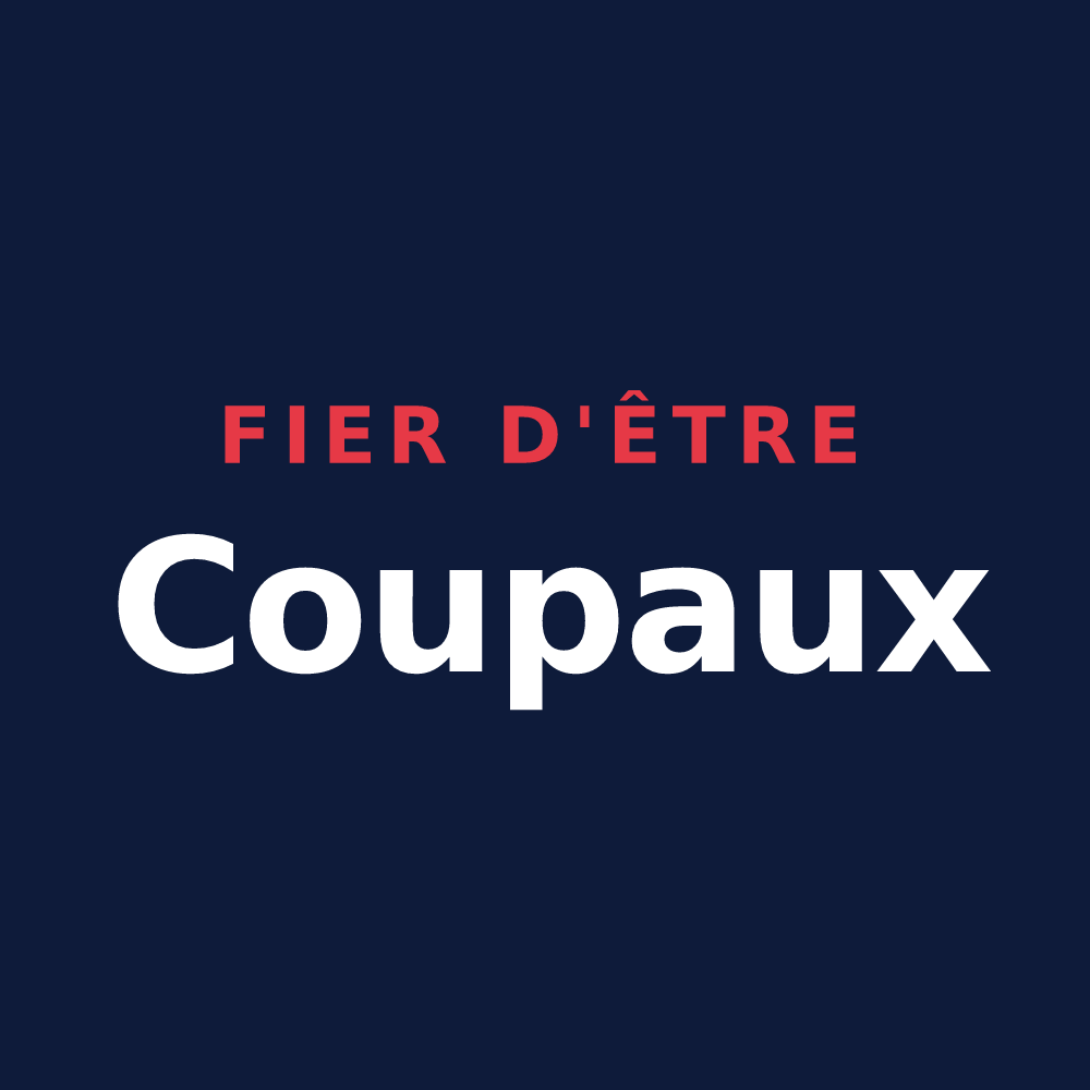 T-shirt « Fier d'être Coupaux » — design pour Charbonnières-les-Varennes