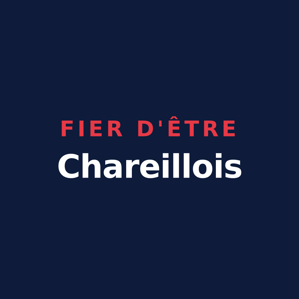 T-shirt « Fier d'être Chareillois » — design pour Chareil-Cintrat