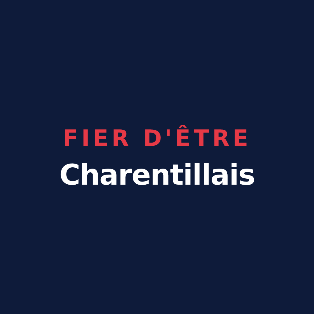 T-shirt « Fier d'être Charentillais » — design pour Charentilly