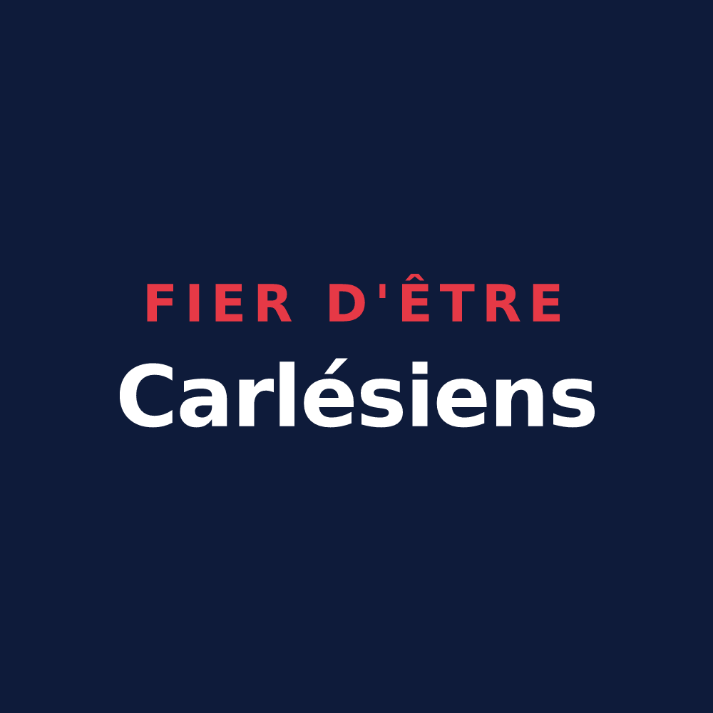 T-shirt « Fier d'être Carlésiens » — design pour Charly-Oradour