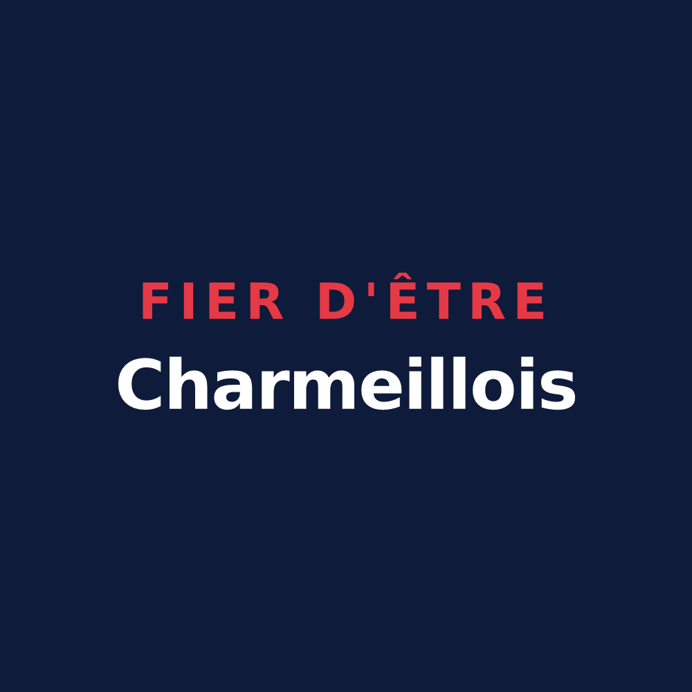 T-shirt « Fier d'être Charmeillois » — design pour Charmeil