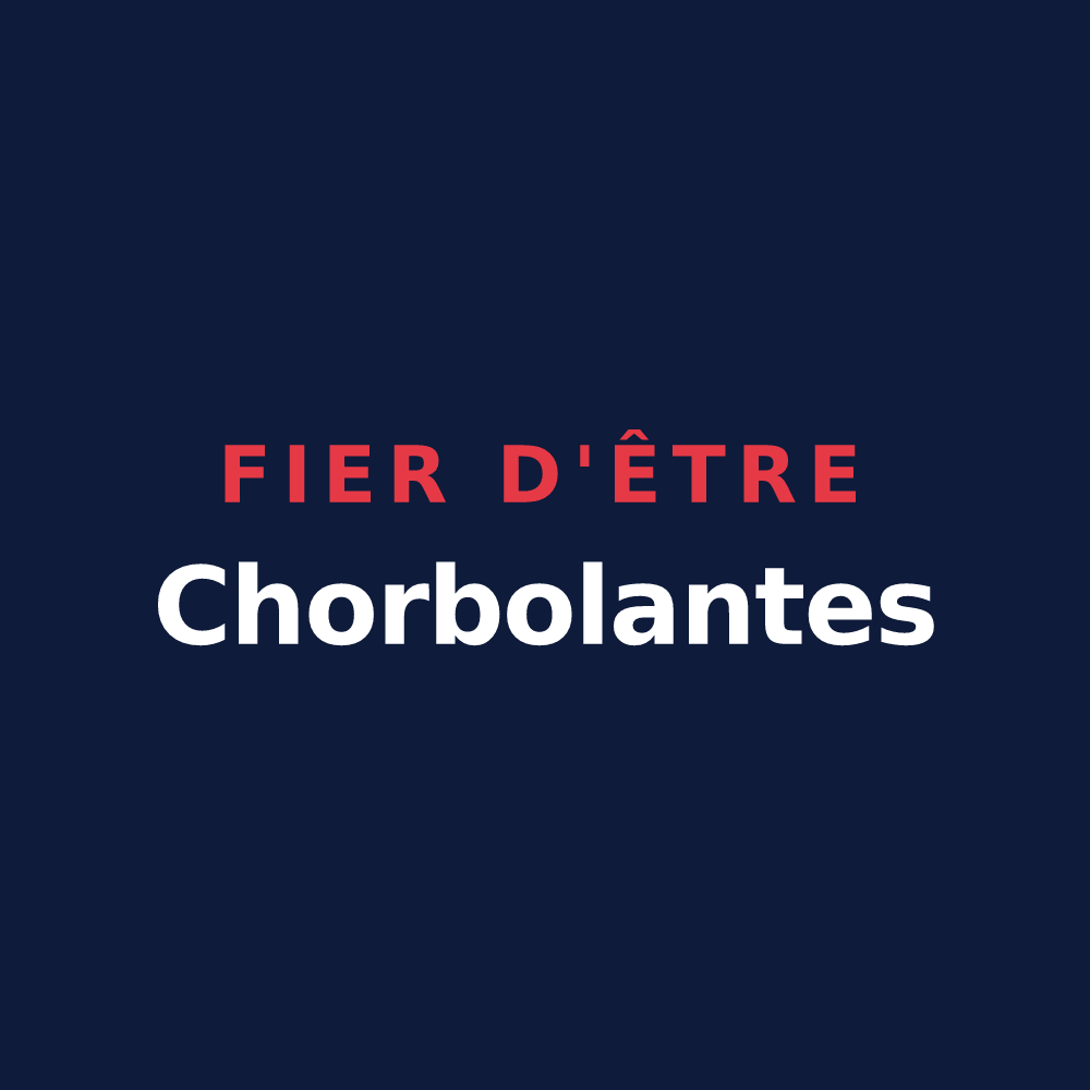 T-shirt « Fier d'être Chorbolantes » — design pour Charmois-devant-Bruyères