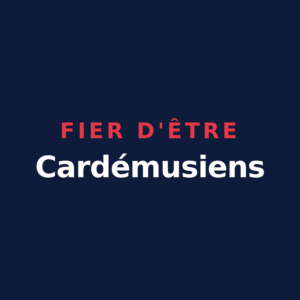 T-shirt « Fier d'être Cardémusiens » — design pour Charmoy