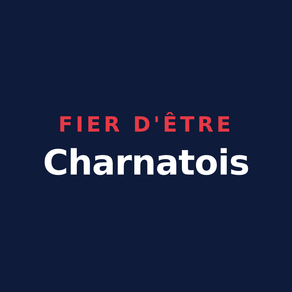 T-shirt « Fier d'être Charnatois » — design pour Charnat