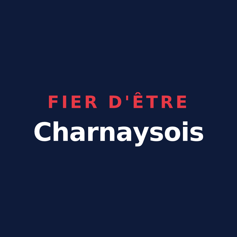 T-shirt « Fier d'être Charnaysois » — design pour Charnay-lès-Chalon