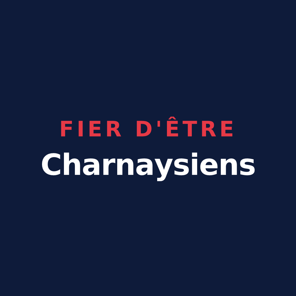 T-shirt « Fier d'être Charnaysiens » — design pour Charnay-lès-Mâcon