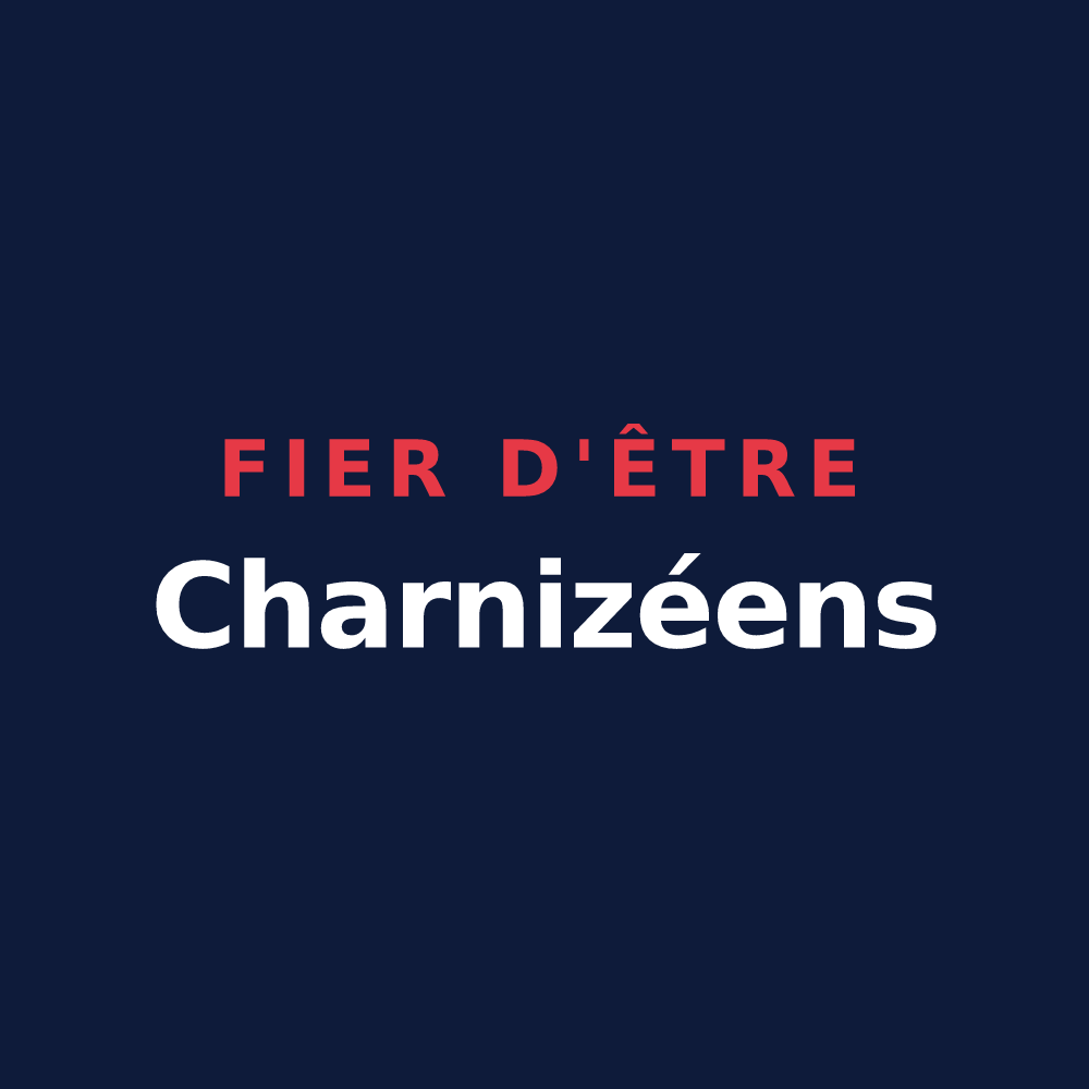 T-shirt « Fier d'être Charnizéens » — design pour Charnizay
