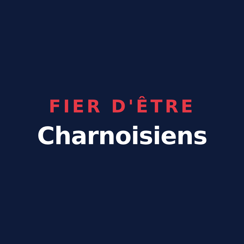 T-shirt « Fier d'être Charnoisiens » — design pour Charnois