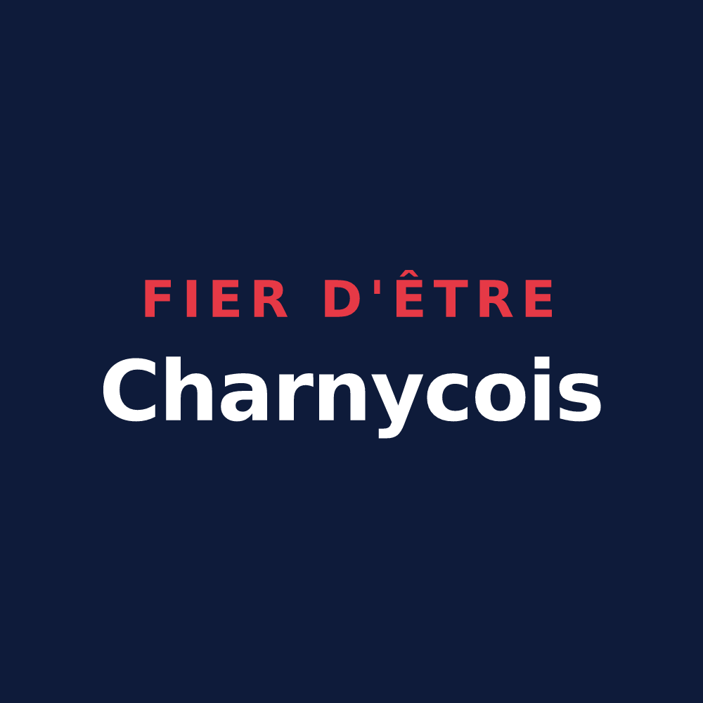 T-shirt « Fier d'être Charnycois » — design pour Charny-le-Bachot