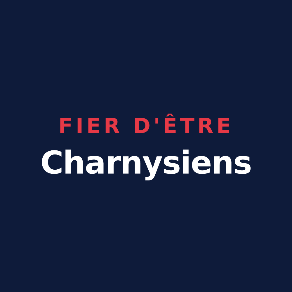 T-shirt « Fier d'être Charnysiens » — design pour Charny-sur-Meuse
