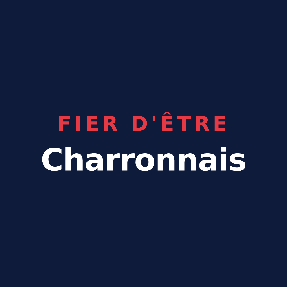 T-shirt « Fier d'être Charronnais » — design pour Charron
