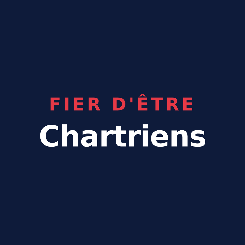 T-shirt « Fier d'être Chartriens » — design pour Chartrier-Ferrière
