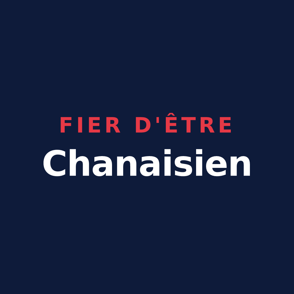 T-shirt « Fier d'être Chanaisien » — design pour Chasnais